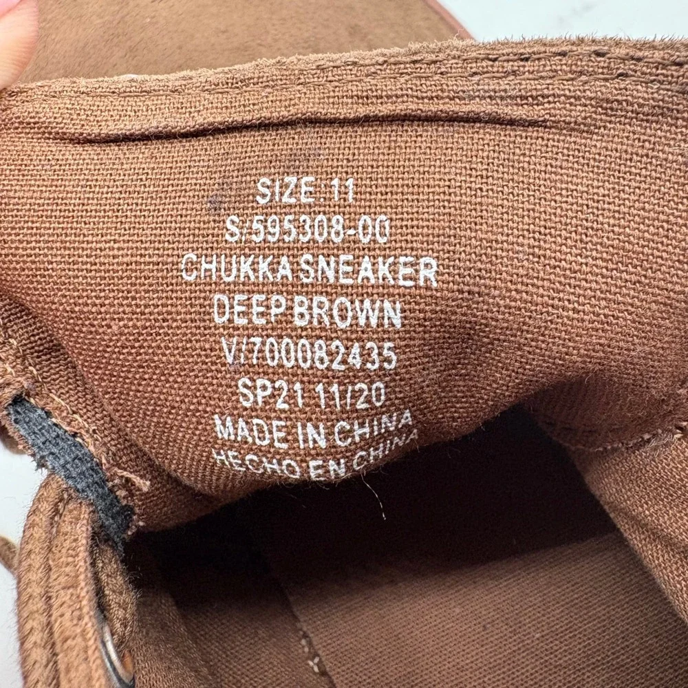 Banana‎ Republic Men's Chukka Sneakers Brown Size 11